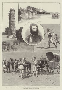 Schetsen van Oodeypore en Rajputana